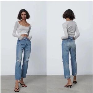ZARA ZW JEANS THE BLISS STRAIGHT size 4